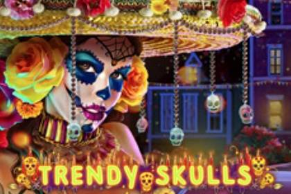 Trendy Skulls Online Slot Logo