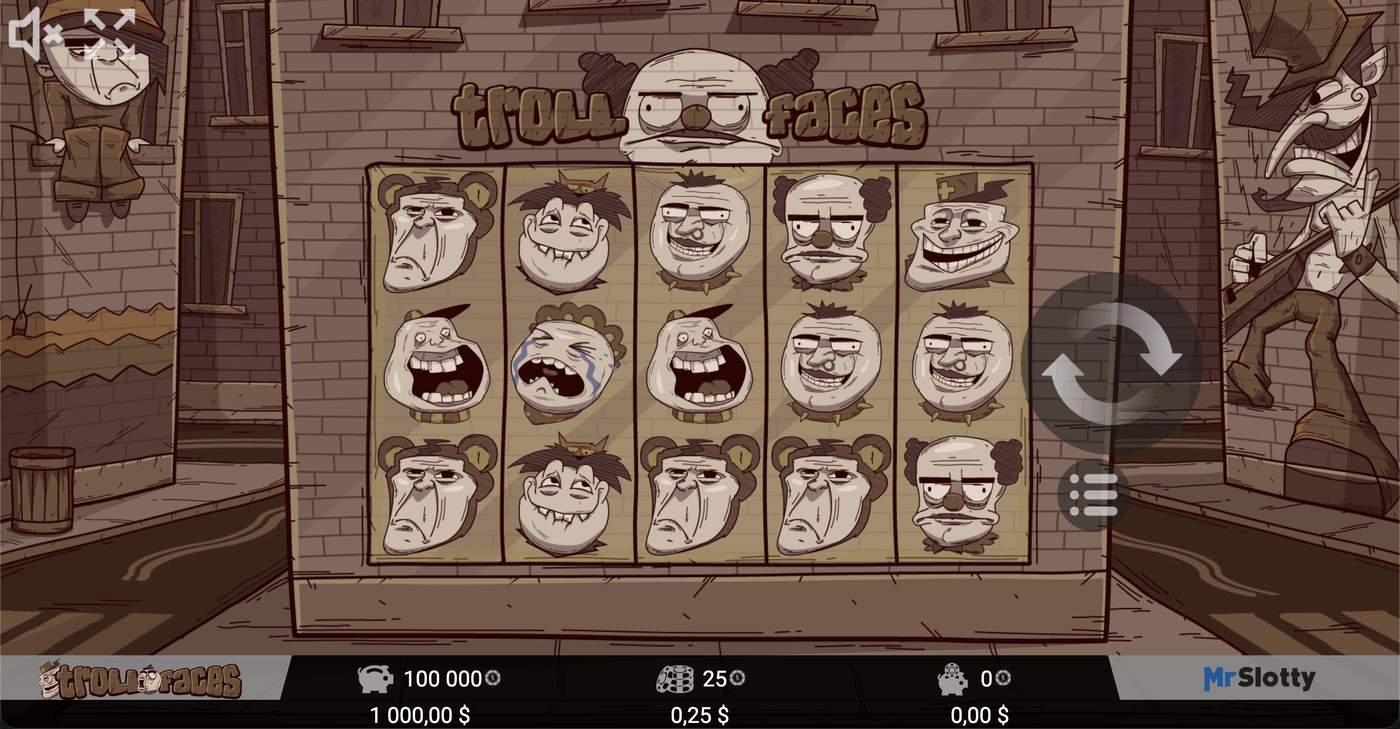 Troll Faces: image of main menu