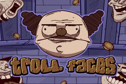 Troll Faces Online Slot Logo