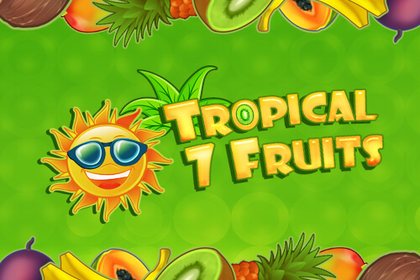 Tropical7Fruits Online Slot Logo