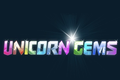 Unicorn Gems Online Slot Logo
