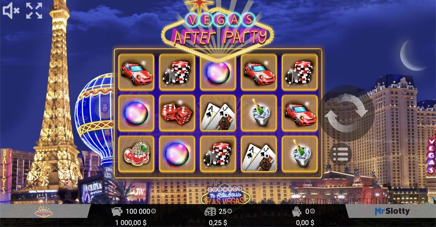 Vegas AfterParty: image of main menu