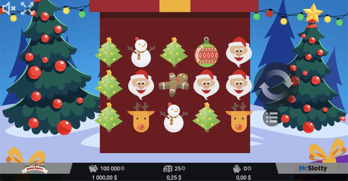 Xmas Party: image of main menu