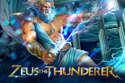 Zeus the Thunderer Online Slot Logo