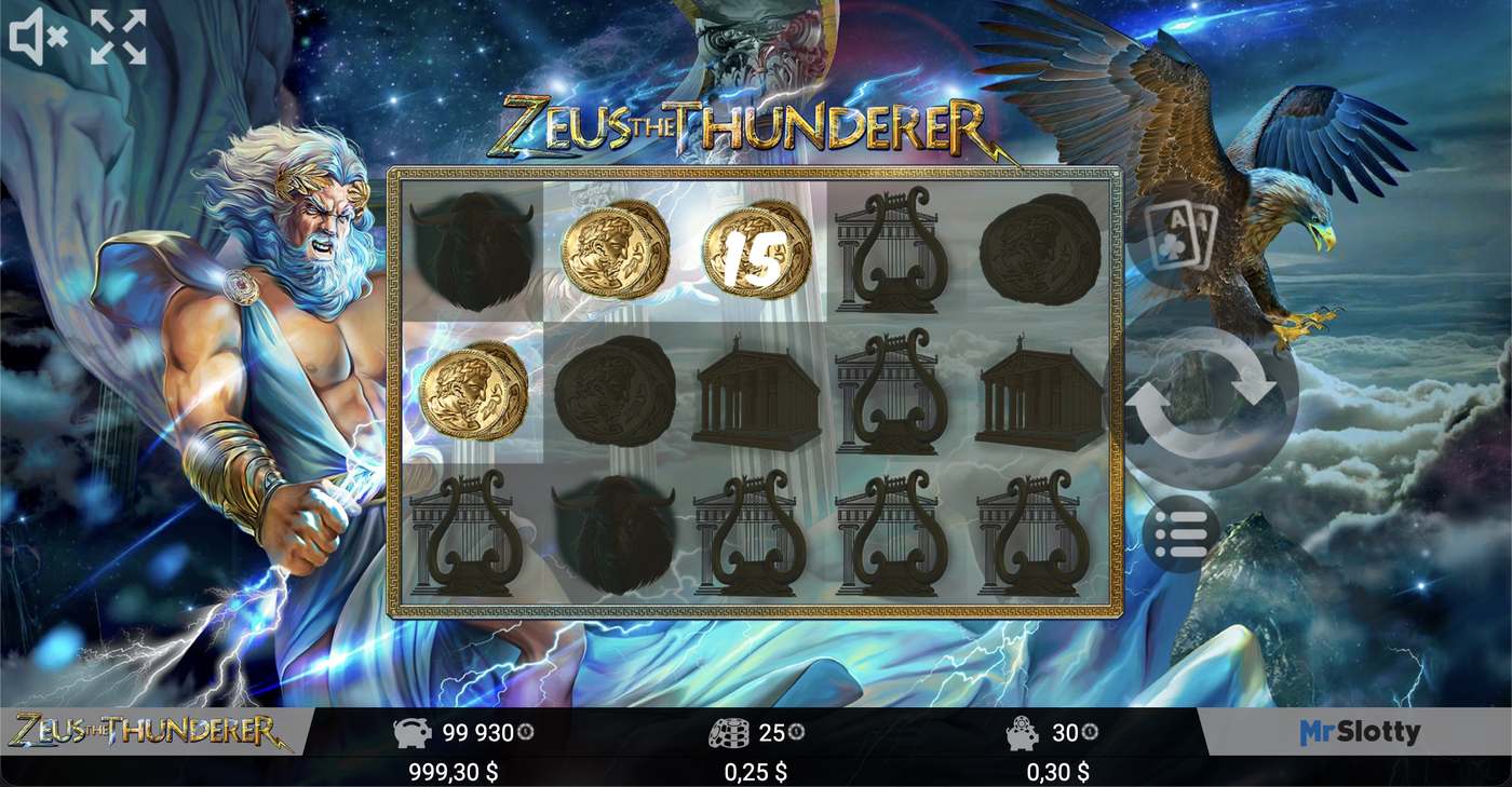 Zeus the Thunderer: image of winning