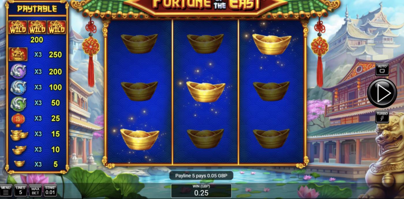 Fortune of the East: image of winning