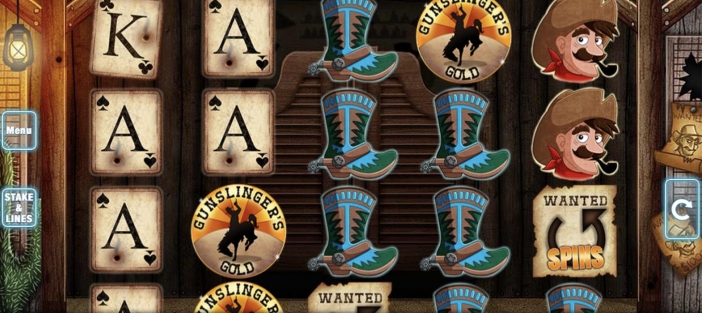 Gunslingers' Gold: image of main menu