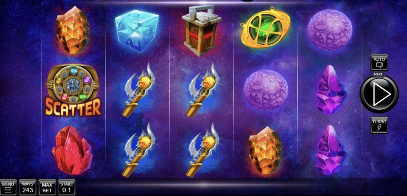 Power Stones: image of main menu