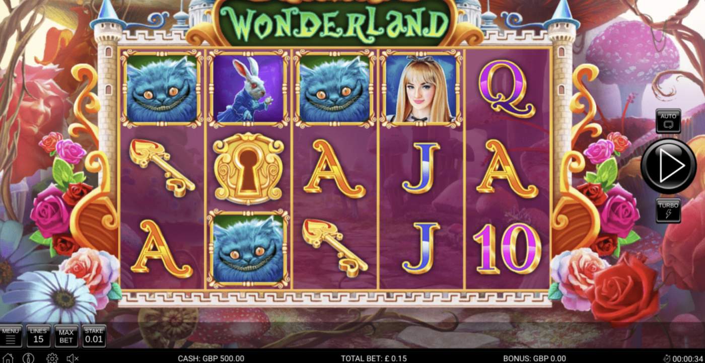 Wonderland: image of main menu