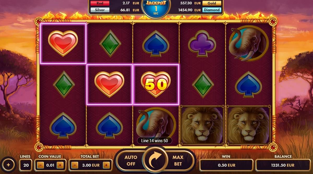 African King: image of winning
