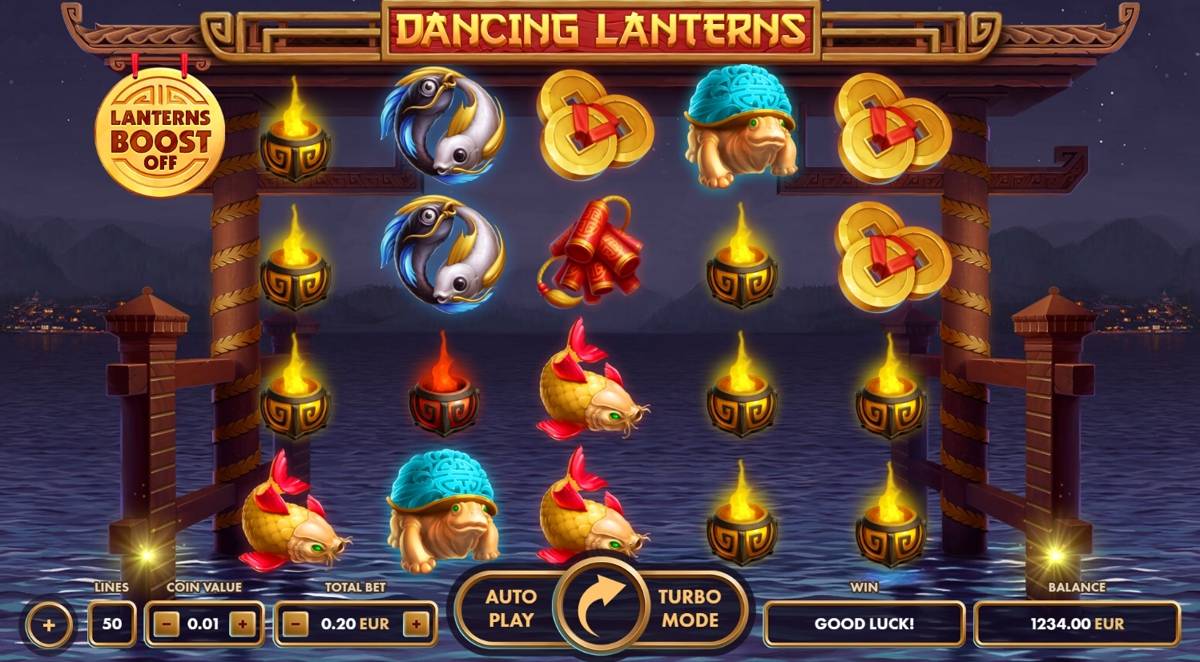 Dancing Lanterns: image of main menu