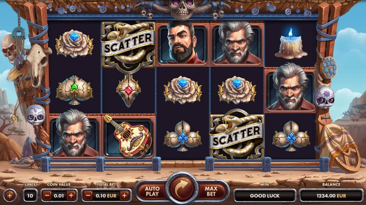 Golden Skulls: image of main menu