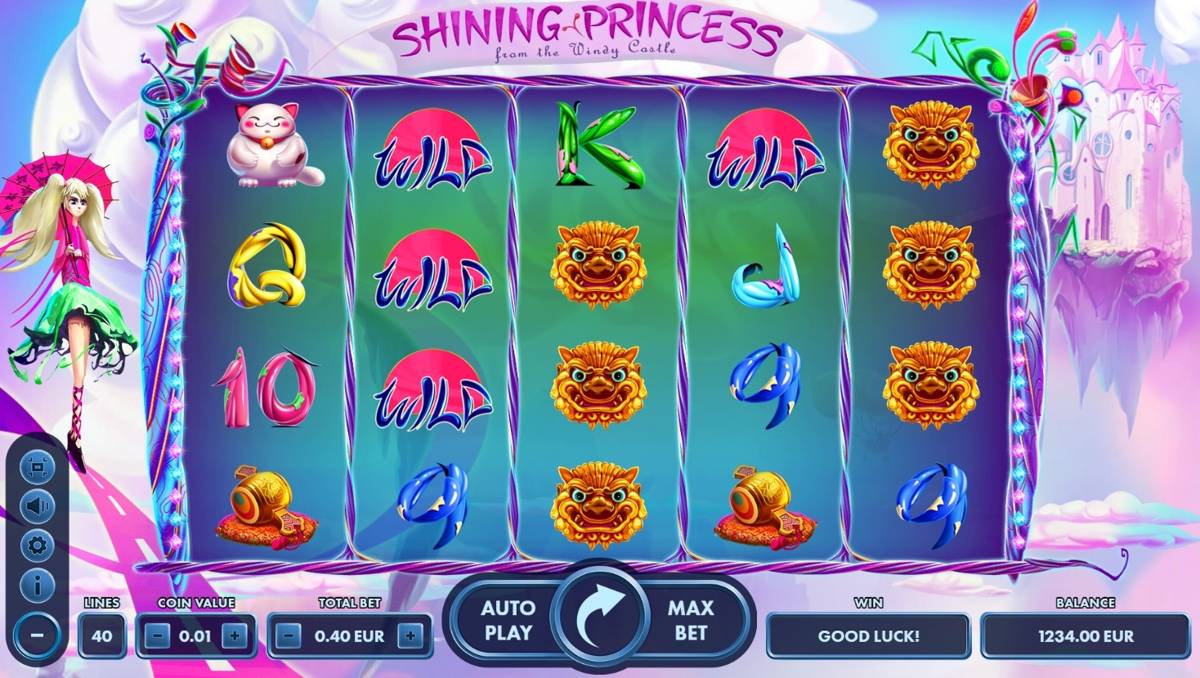 Shining Princess: image of main menu