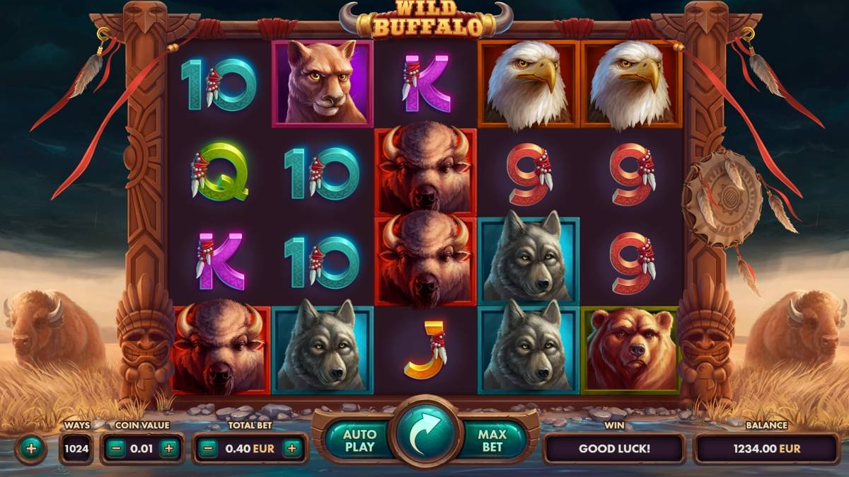 Wild Buffalo: image of main menu