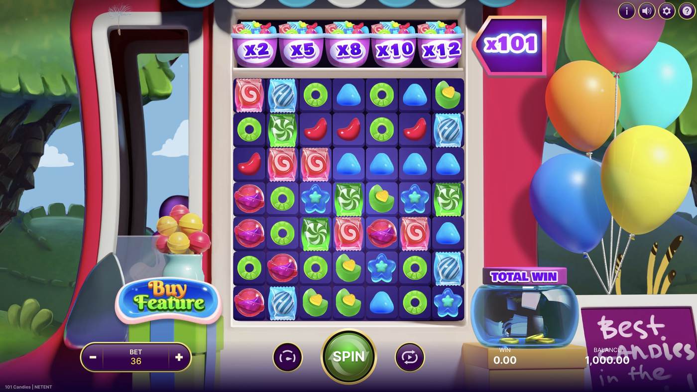 101 Candies: image of main menu