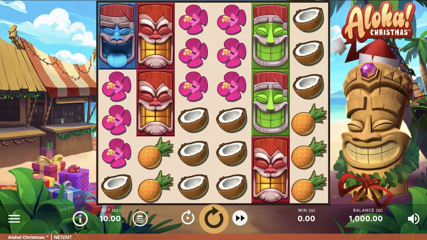 Aloha! Christmas: image of main menu
