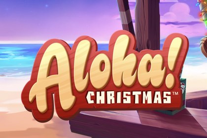 Aloha! Christmas Online Slot Logo