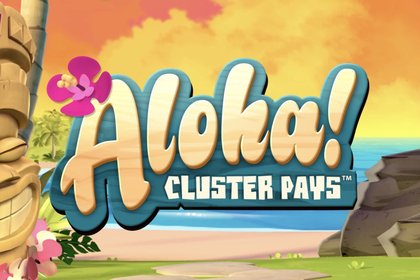 Aloha! Cluster Pays Online Slot Logo