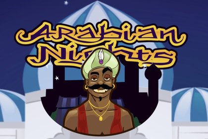 Arabian Nights Online Slot Logo