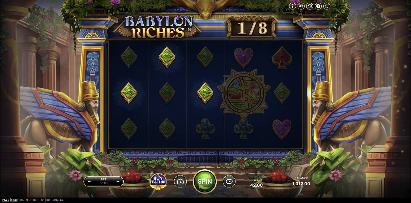 Babylon Riches: image of winning