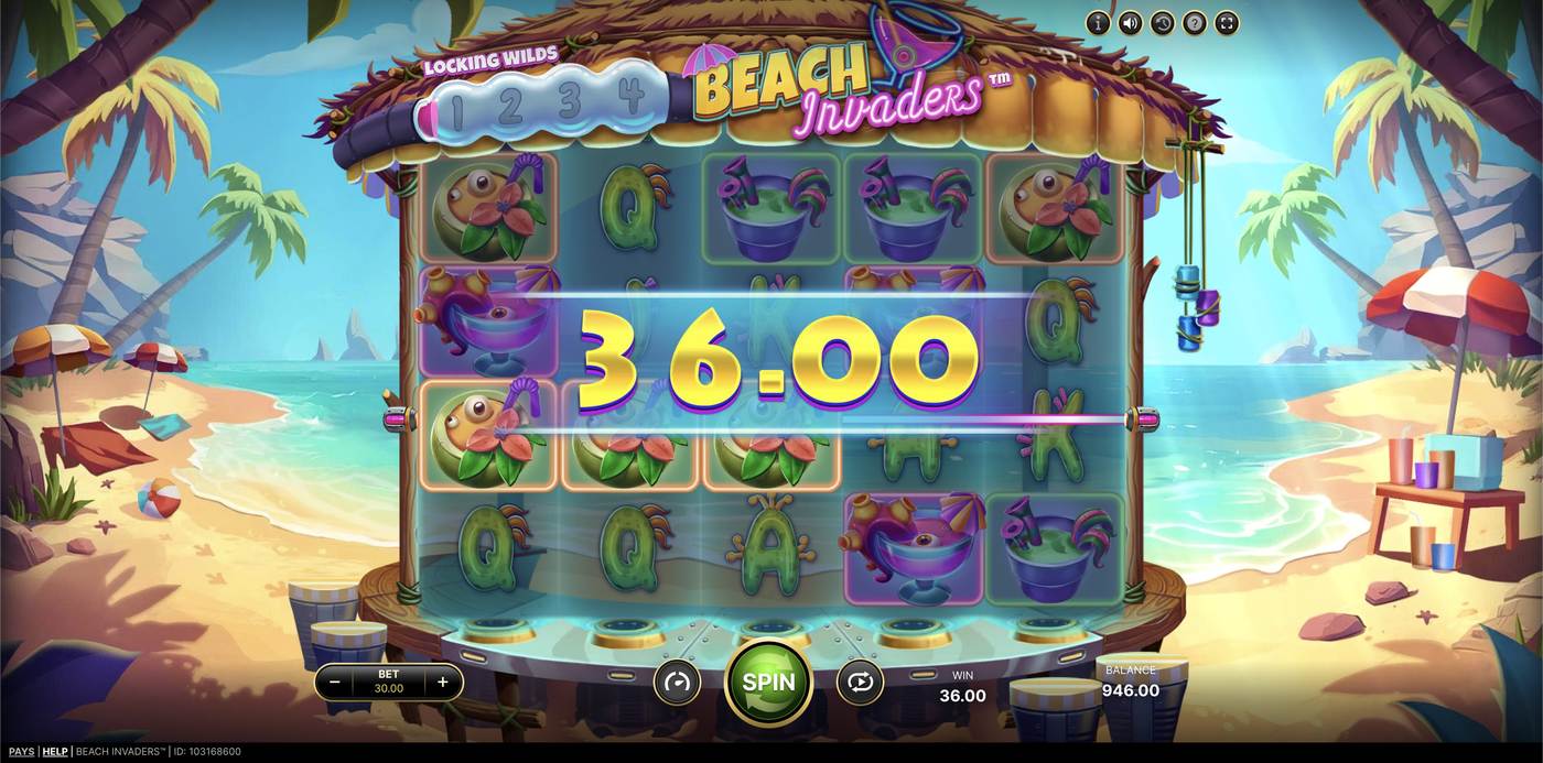 Beach Invaders: image of winning