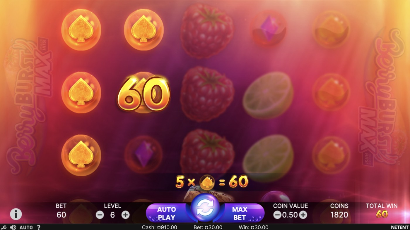 Berryburst MAX: image of winning