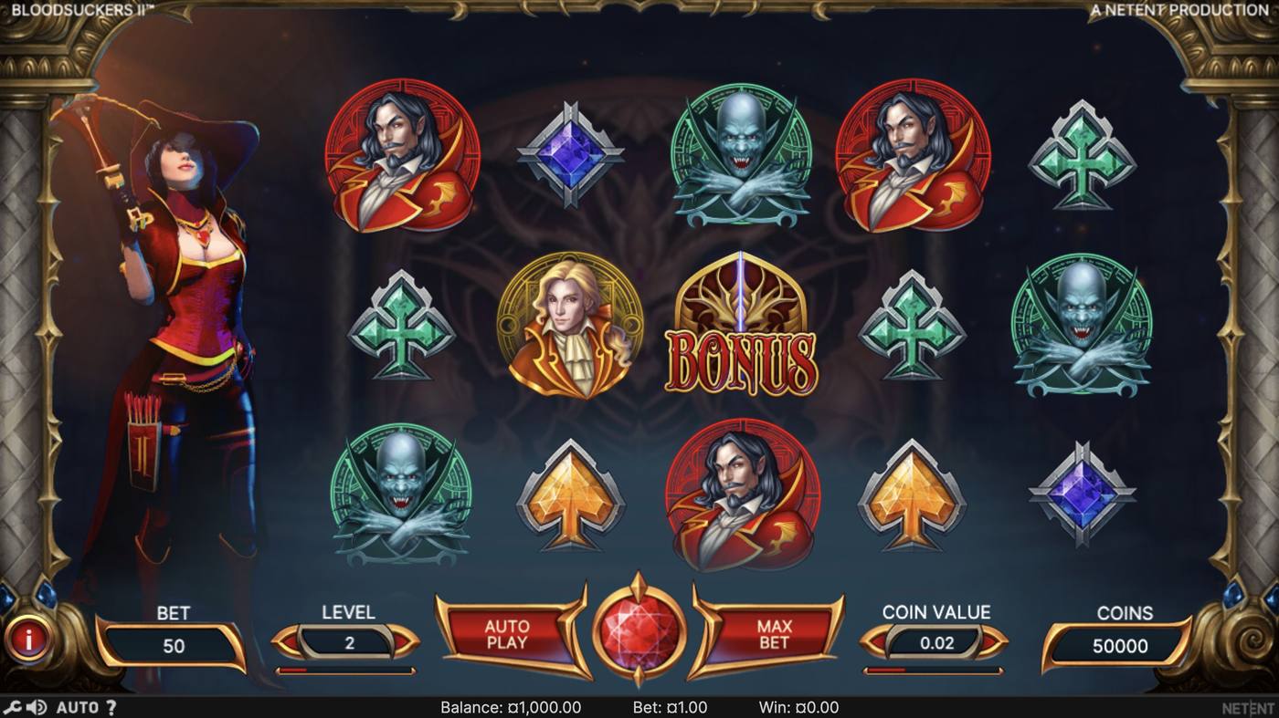 Blood Suckers 2: image of main menu