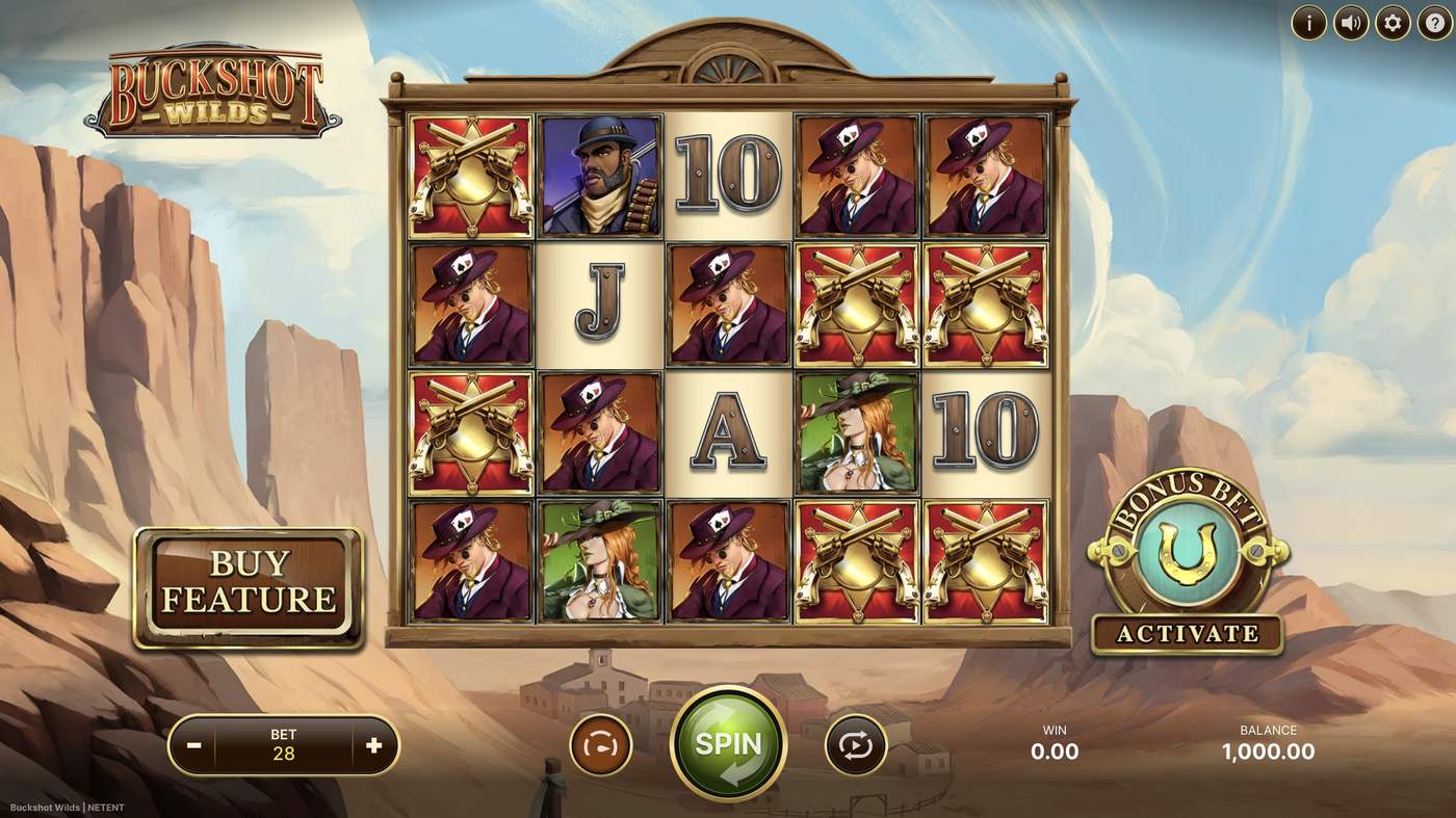 Buckshot Wilds: image of main menu