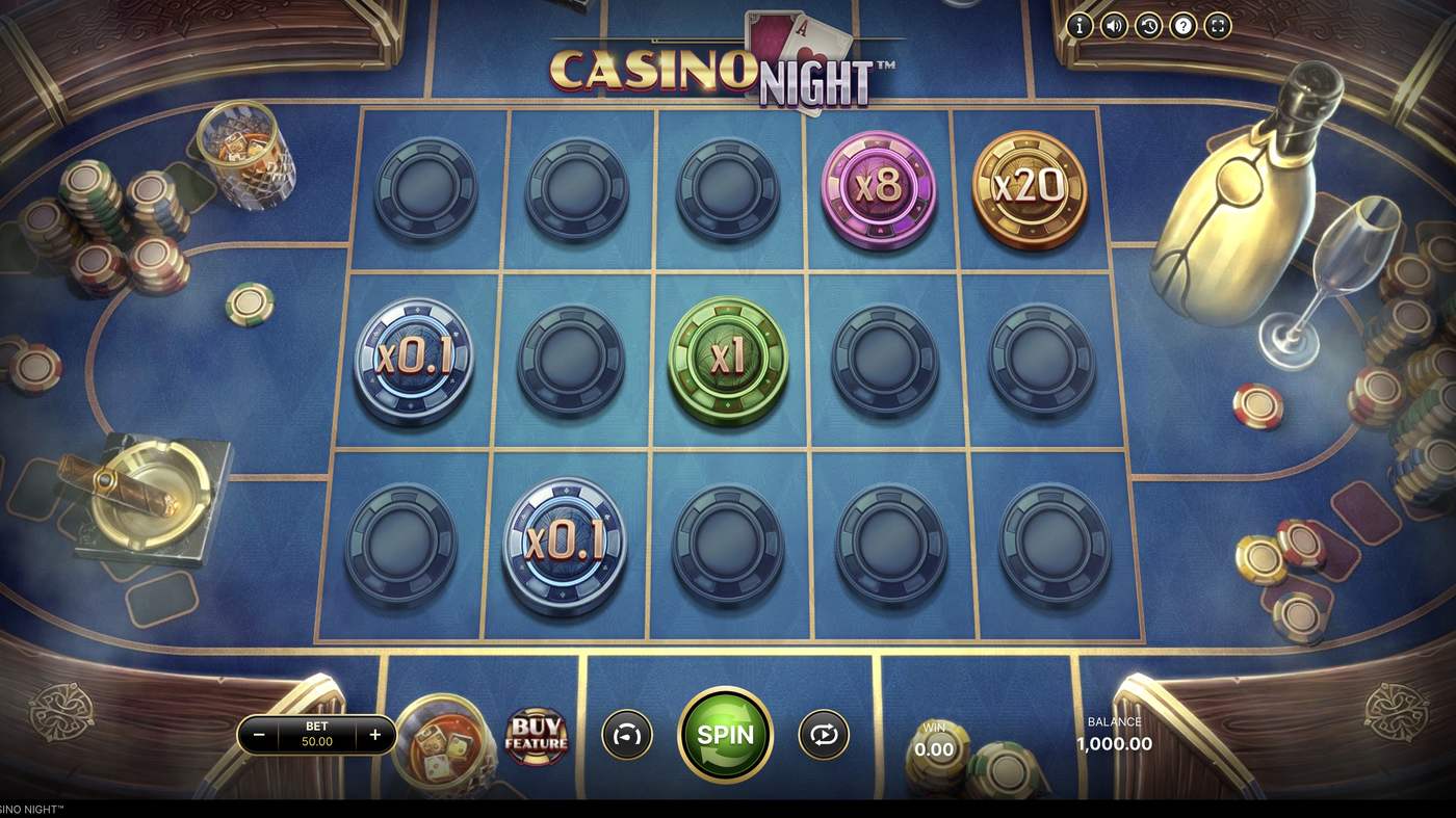 Casino Night: image of main menu