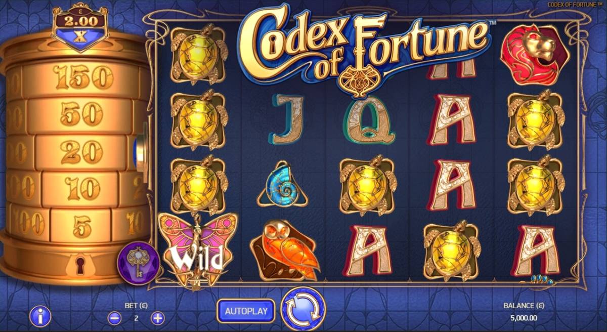 Codex of Fortune: image of main menu