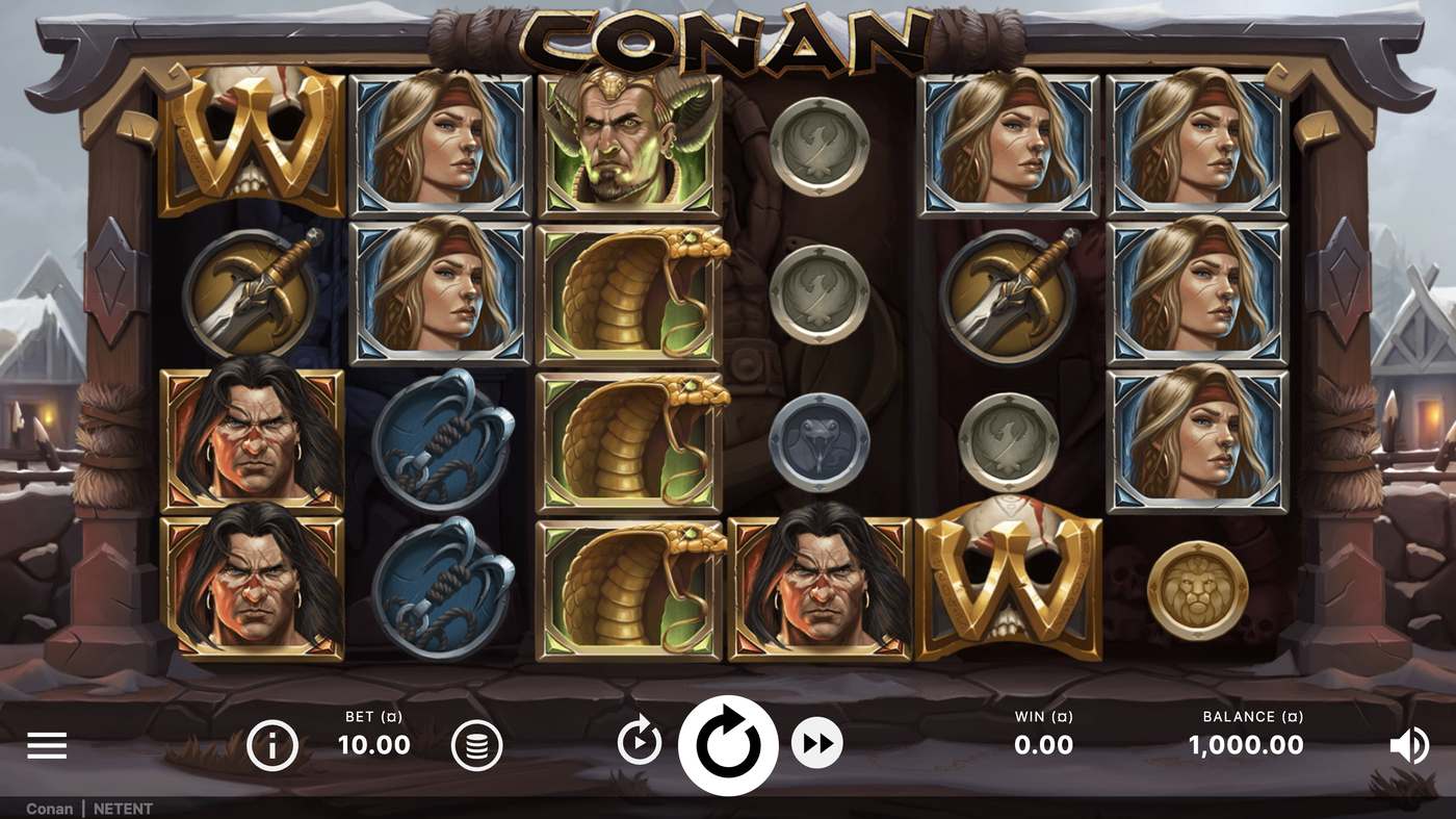 Conan: image of main menu