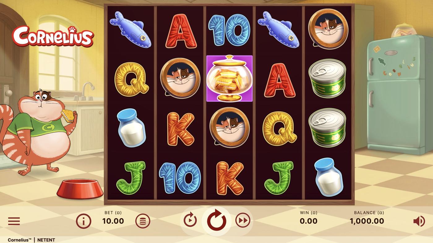 Cornelius: image of main menu