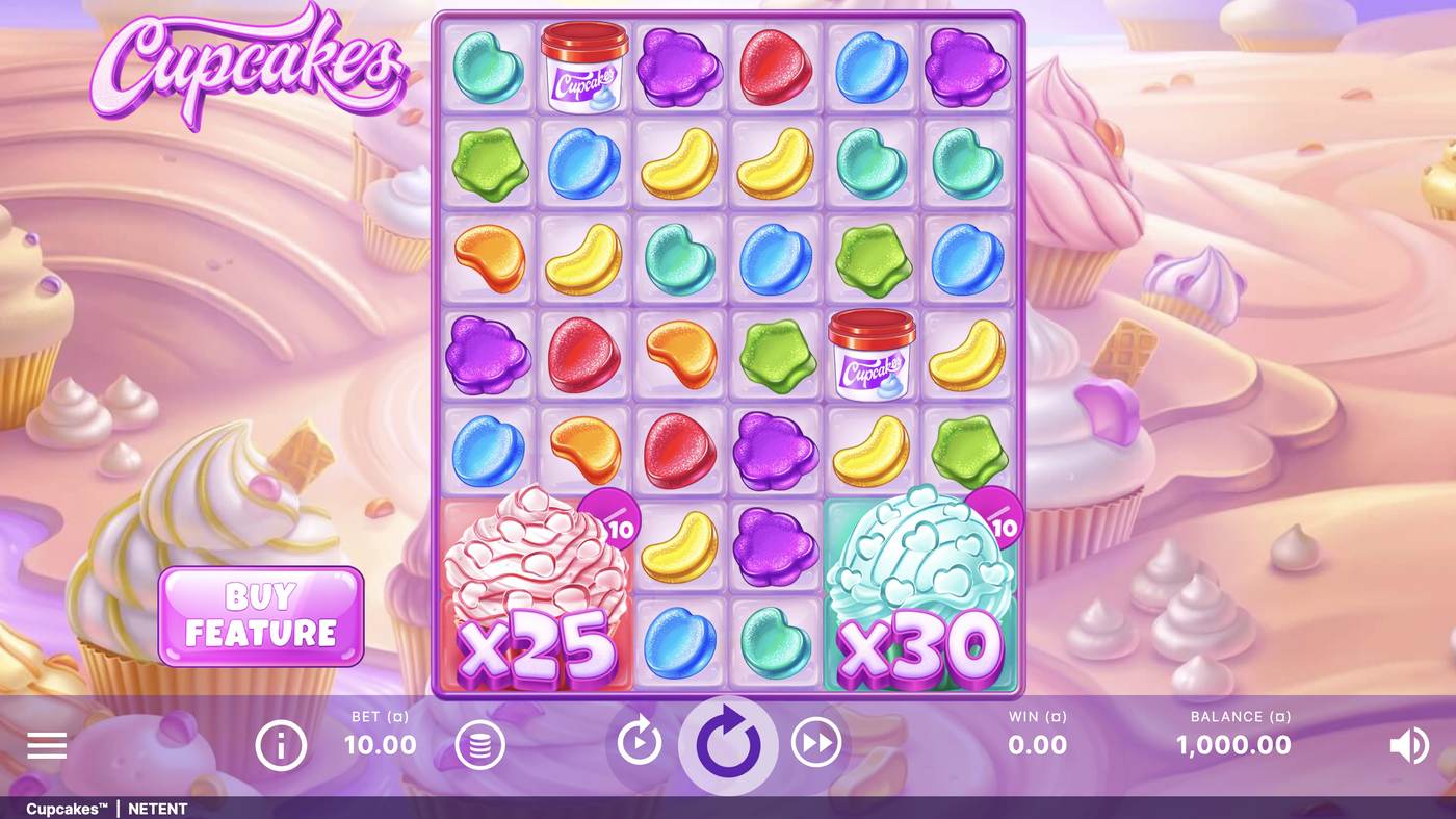 Cupcakes: image of main menu