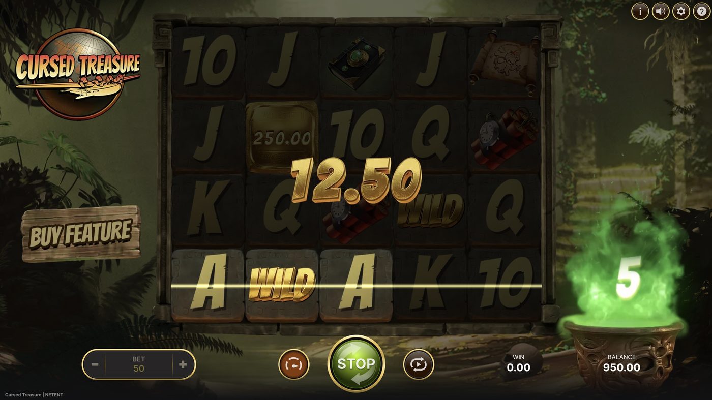 Cursed Treasure: image of winning