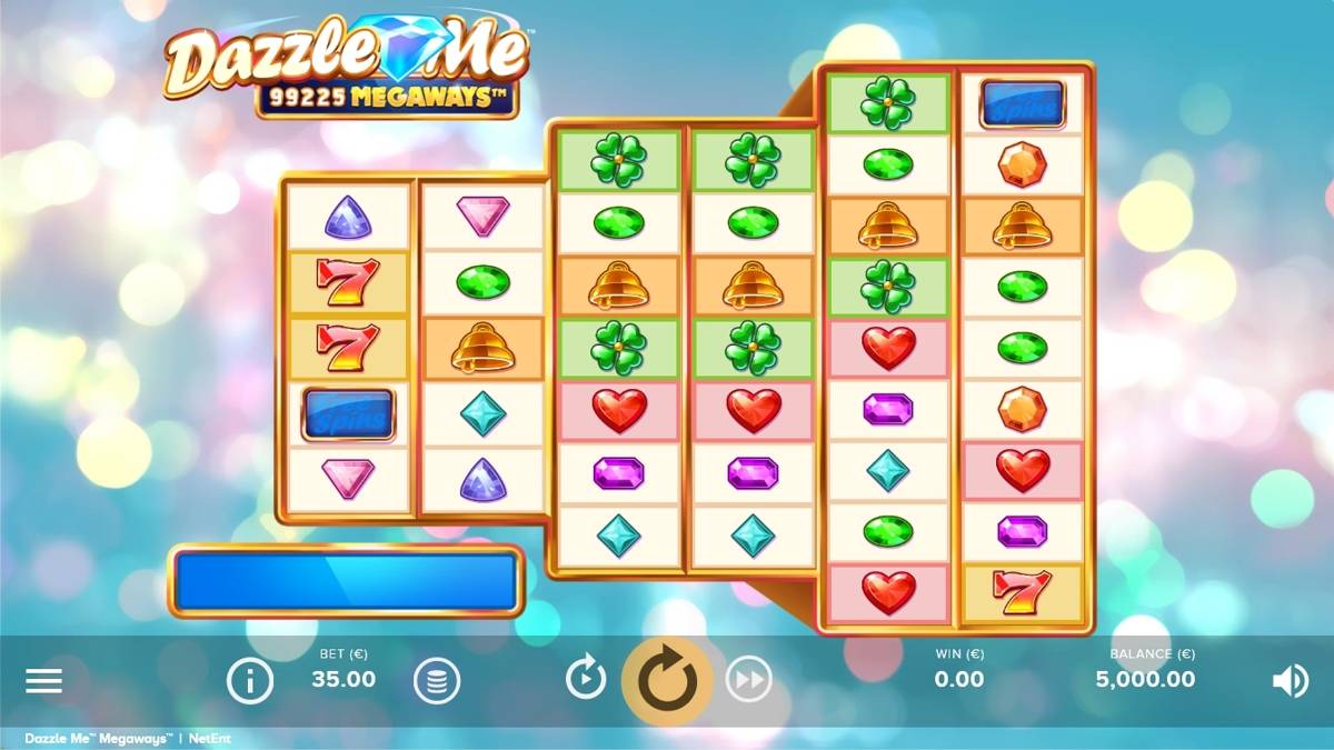 Dazzle Me Magaways: image of main menu