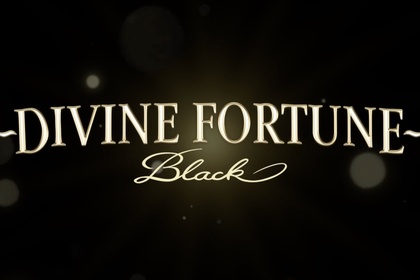 Divine Fortune Black Online Slot Logo
