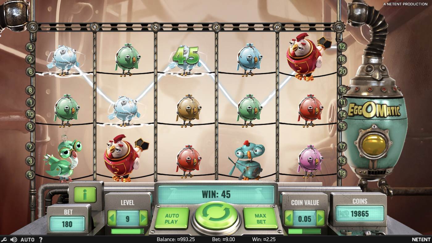 EggOMatic: image of winning