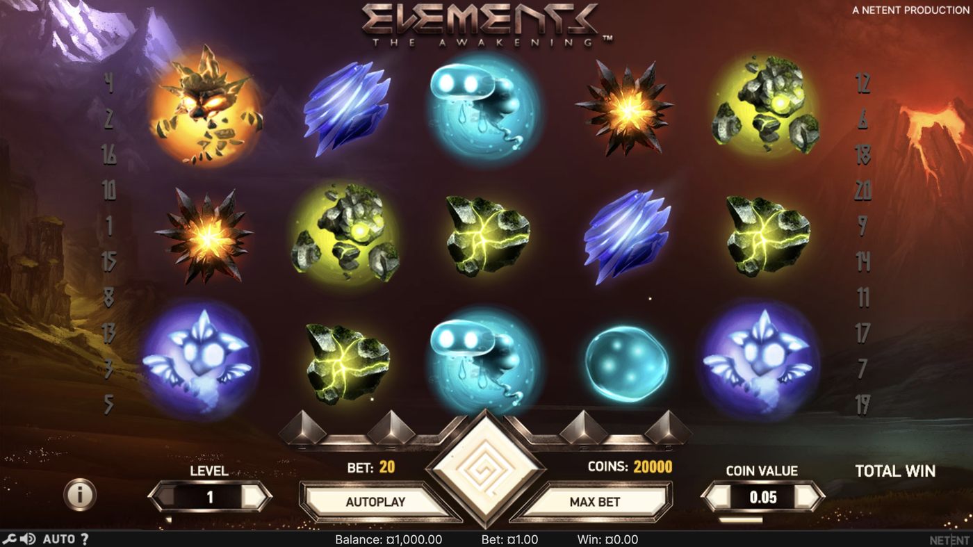 Elements: The Awakening: image of main menu