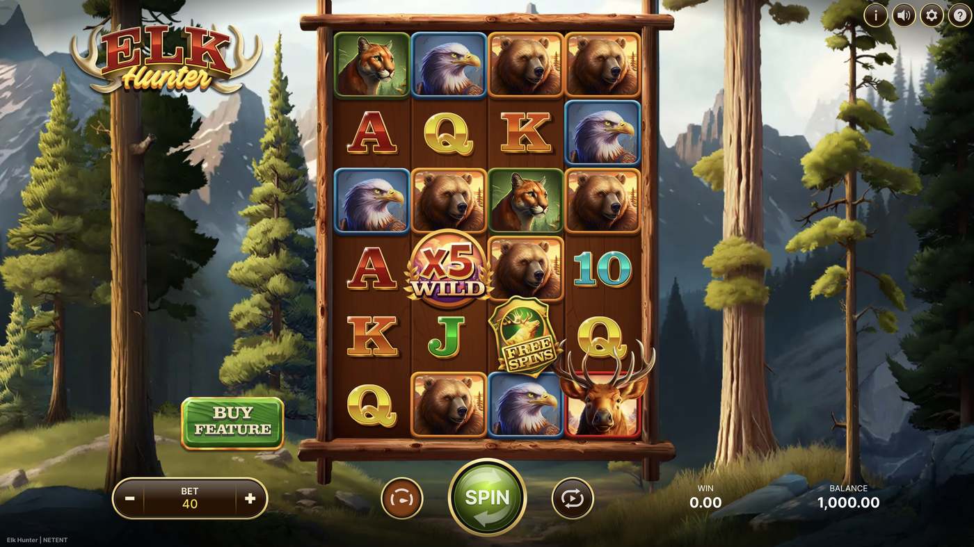 Elk Hunter: image of main menu