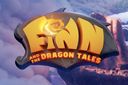 Finn and the Dragon Tales Online Slot Logo