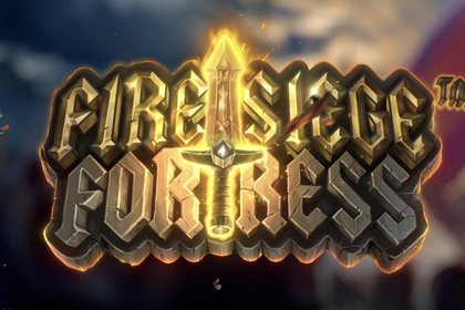 Fire Siege Fortress Online Slot Logo