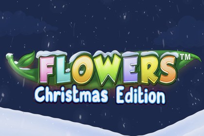 Flowers Christmas Online Slot Logo