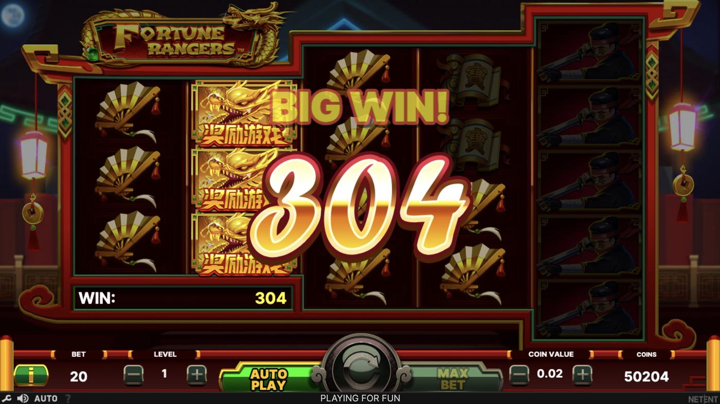 Fortune Rangers: image of winning