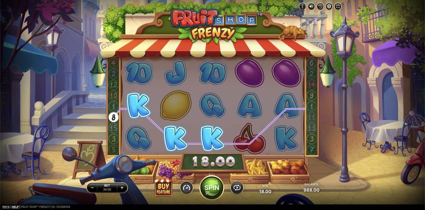 Fruit Shop Frenzy: image of winning