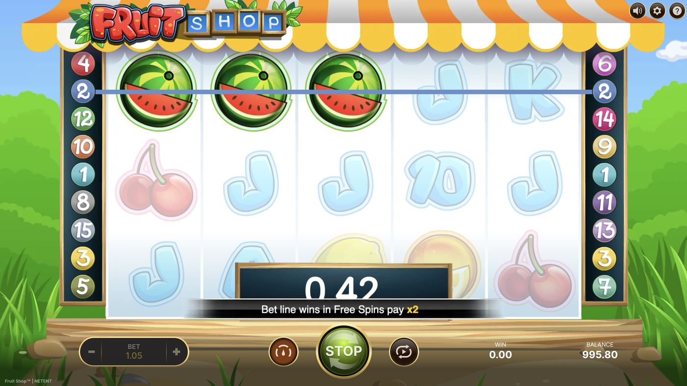Fruit Shop: image of winning
