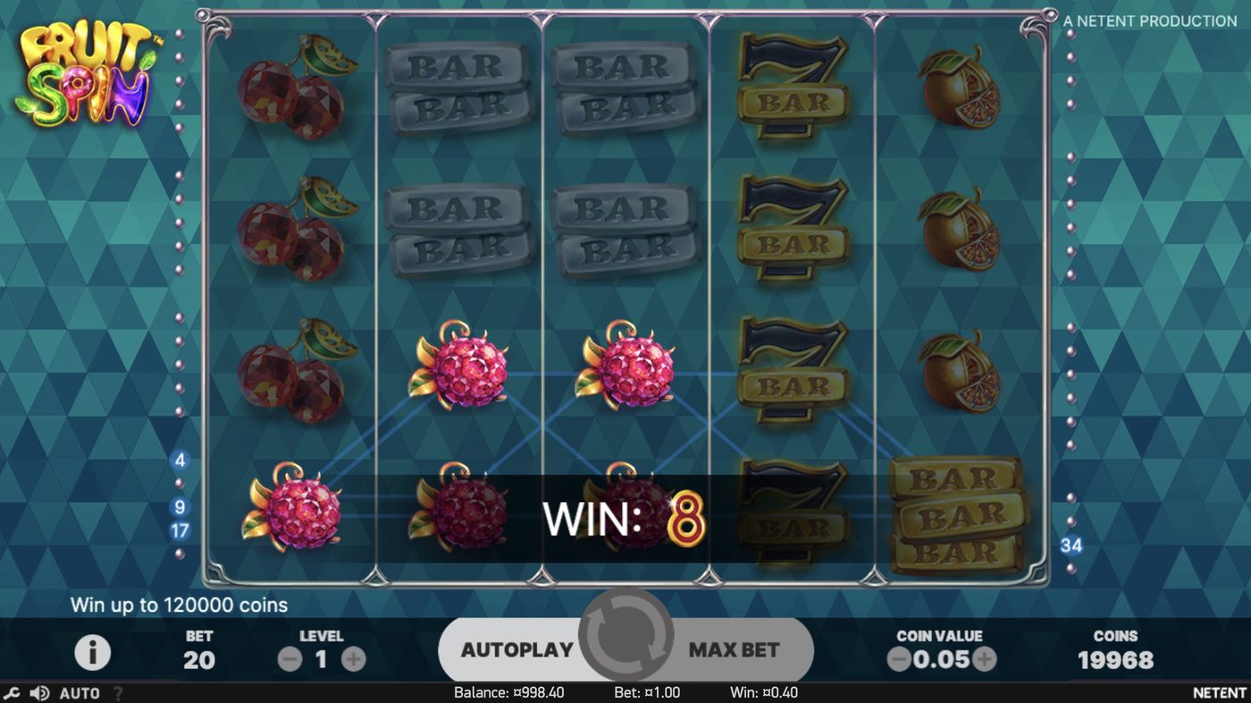 Fruit Spin: image of winning