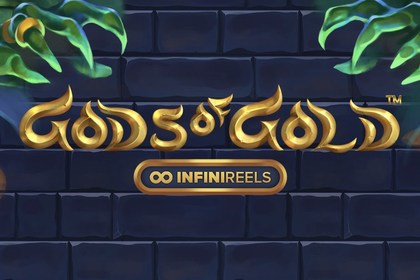 Gods of Gold: InfiniReels Online Slot Logo