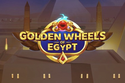 Golden Wheels of Egypt Online Slot Logo