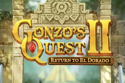 Gonzo's Quest II: Return to El Dorado Online Slot Logo