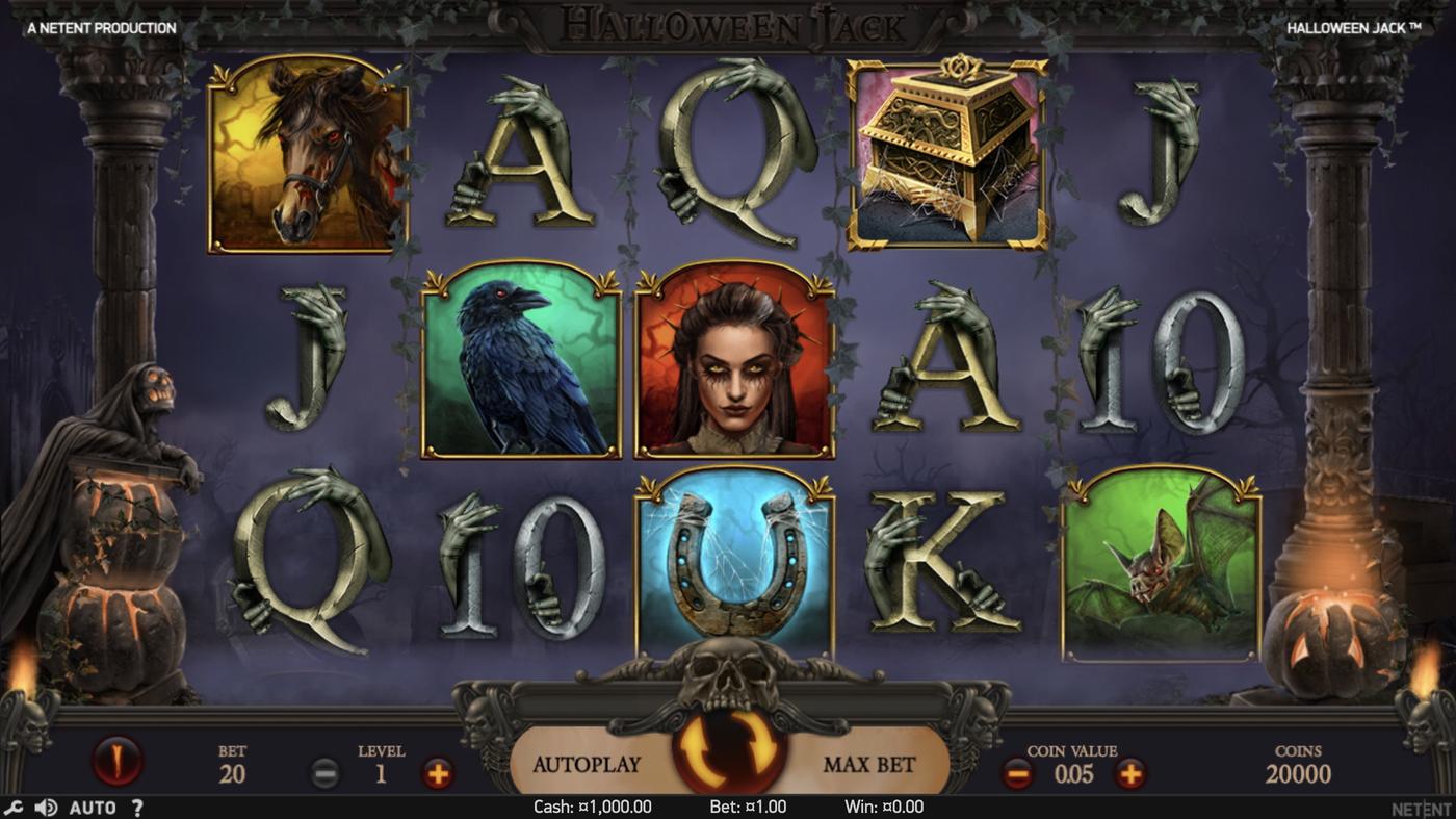 Halloween Jack: image of main menu